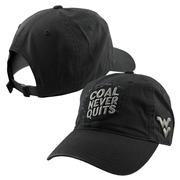 West Virginia Coal Never Quits Twill Adjustable Cap